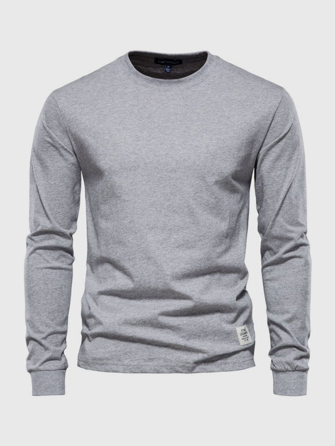 Herren Langarmshirt Mit Rundhals | Klassisch & Zeitlos