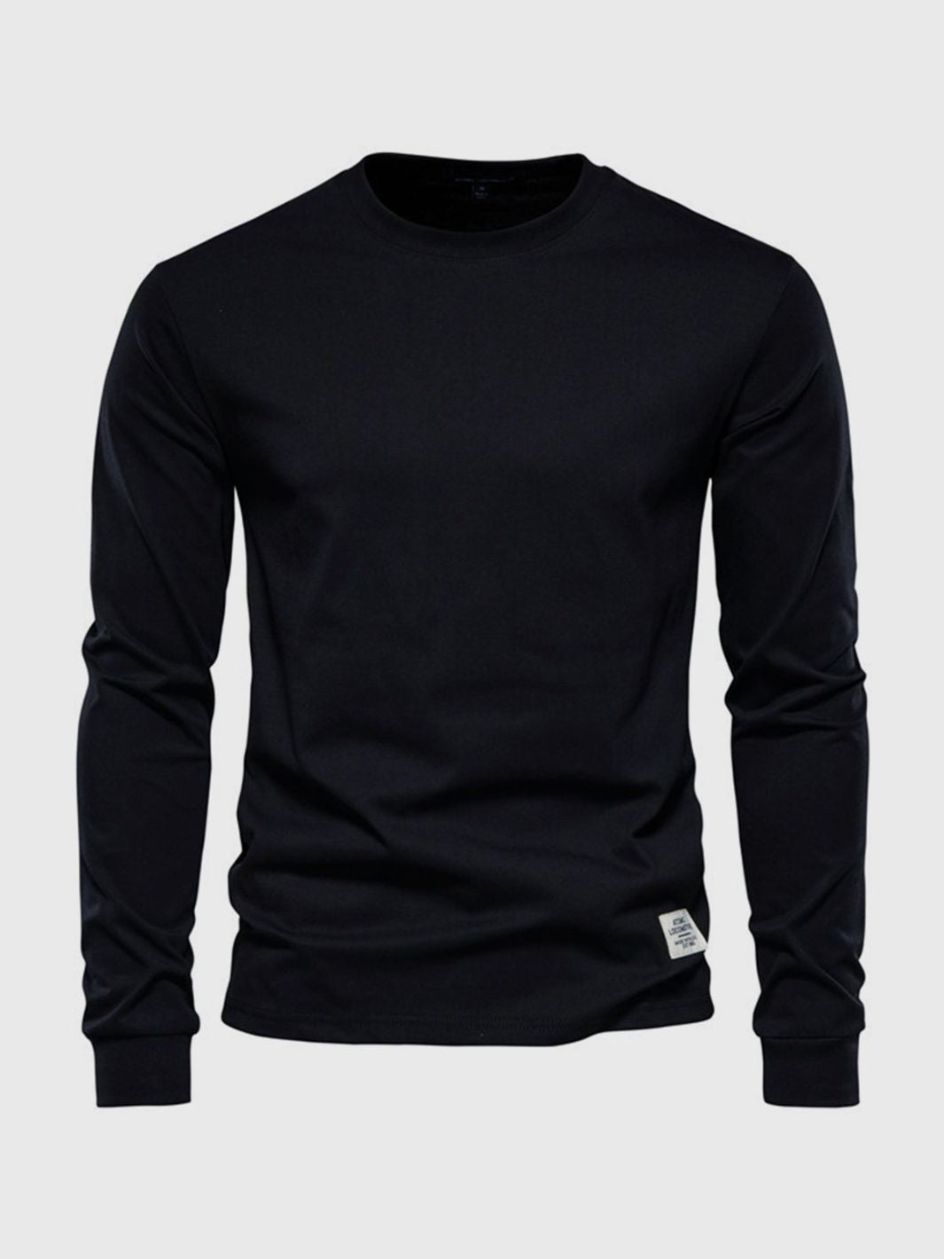 Herren Langarmshirt Mit Rundhals | Klassisch & Zeitlos