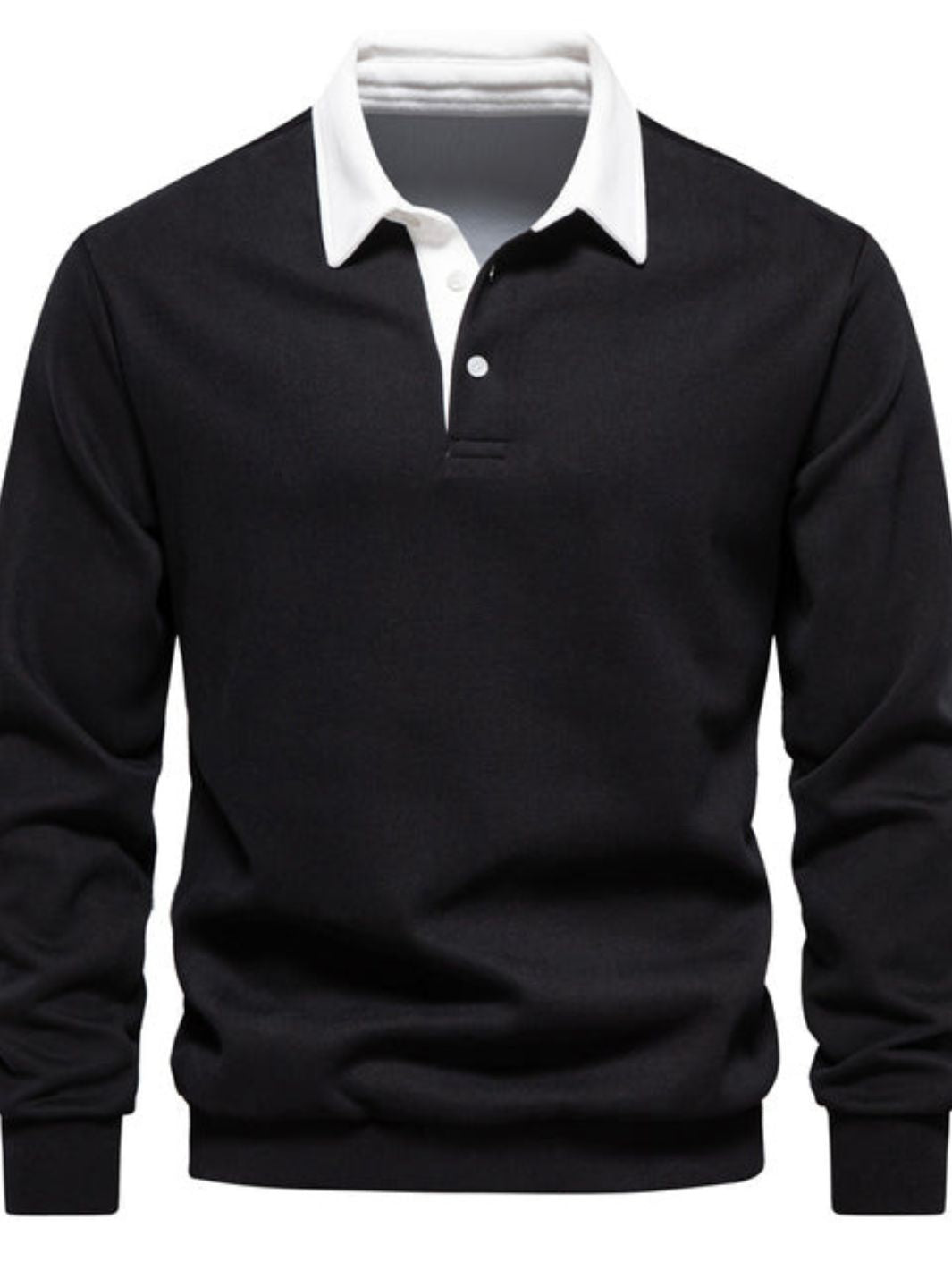 Herren Langarm Poloshirt Mit Kragen | Klassisch & Zeitlos