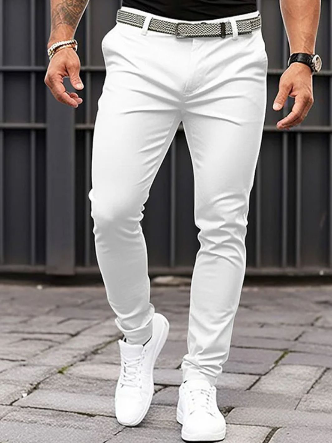 Herren Hose Mit Schmalem Schnitt | Modern & Alltagstauglich