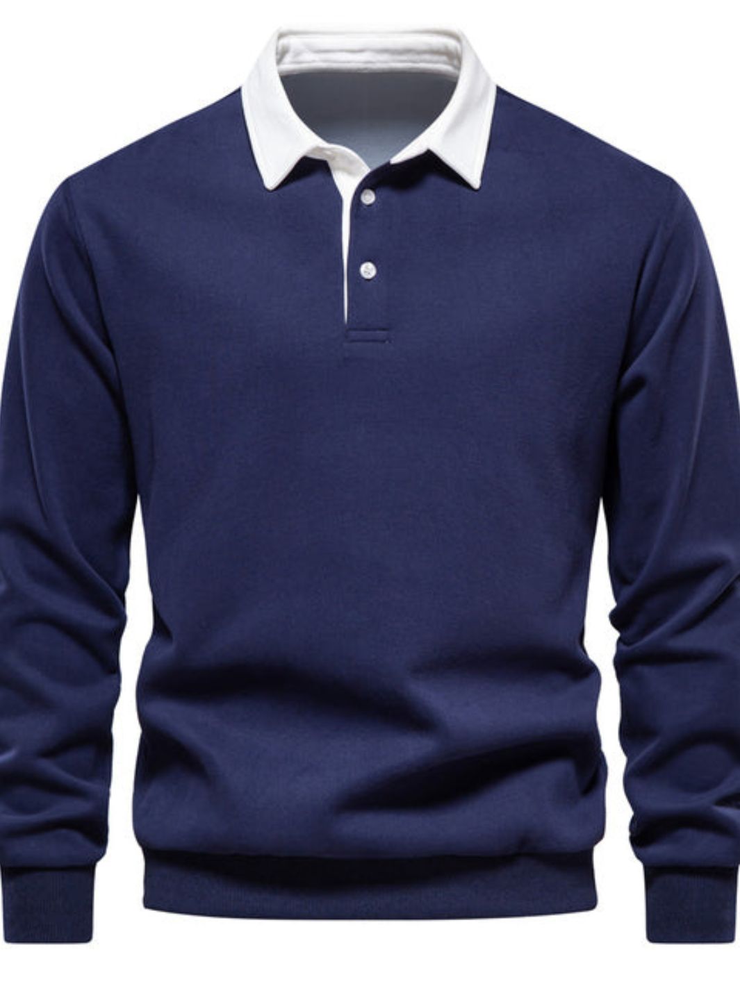 Herren Langarm Poloshirt Mit Kragen | Klassisch & Zeitlos
