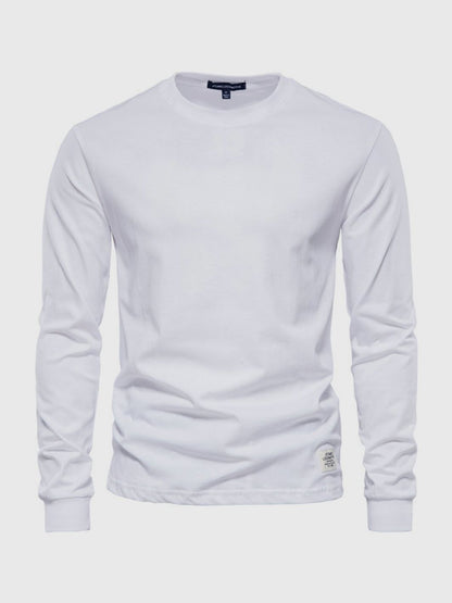 Herren Langarmshirt Mit Rundhals | Klassisch & Zeitlos