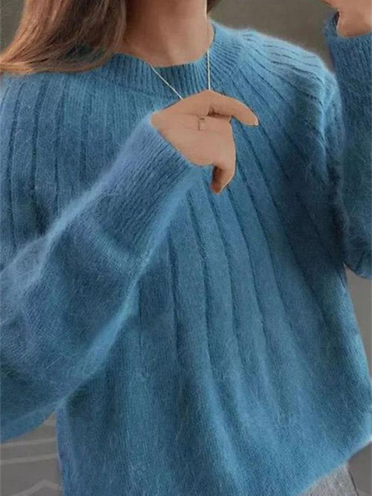 Damen Strickpullover Mit Rundhals | Zeitlos & Praktisch