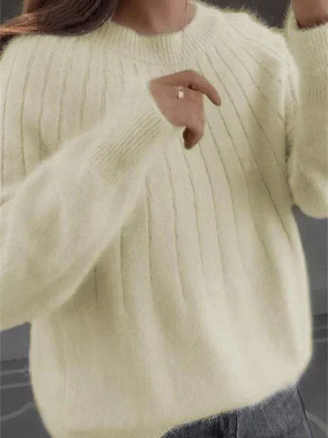 Damen Strickpullover Mit Rundhals | Zeitlos & Praktisch