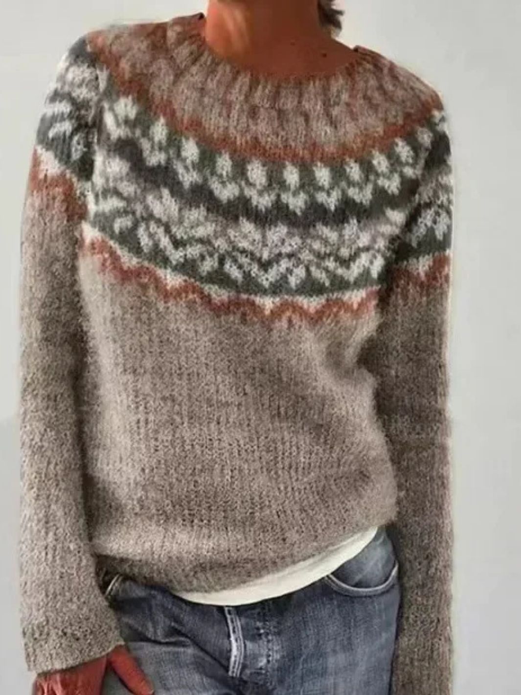 Damen Strickpullover Mit Rundhals | Zeitlos & Praktisch