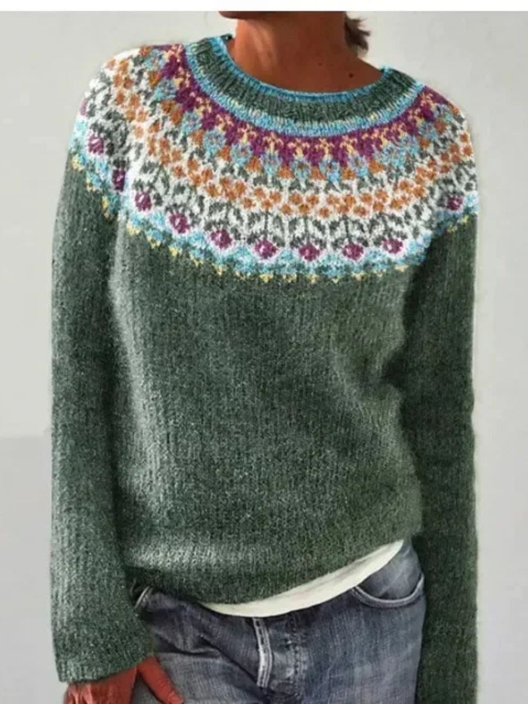 Damen Strickpullover Mit Rundhals | Zeitlos & Praktisch