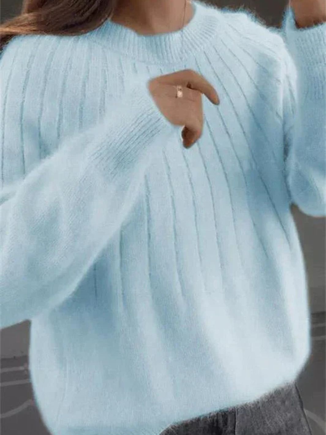 Damen Strickpullover Mit Rundhals | Zeitlos & Praktisch